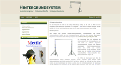 Desktop Screenshot of hintergrundsystem.de